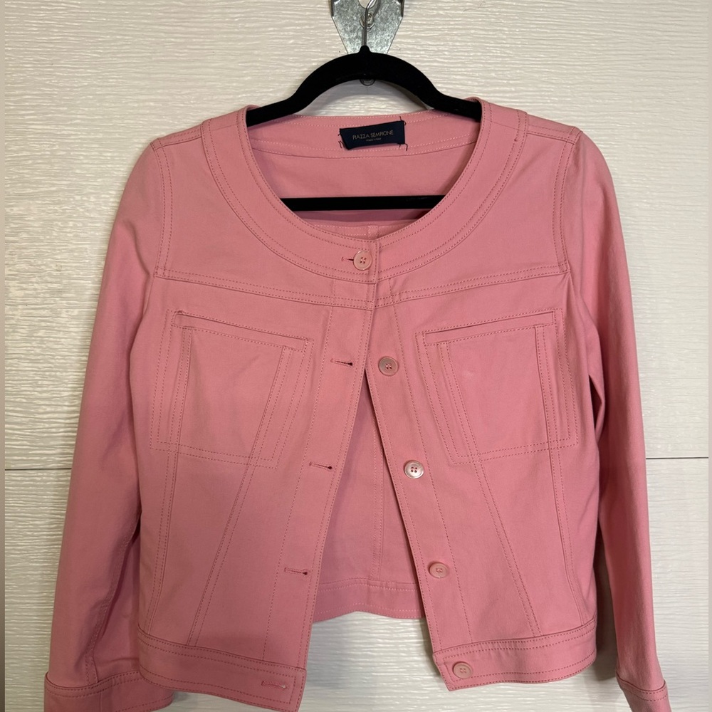 PIAZZA SEMPIONE PINK JACKET 42 - Picture 2 of 5